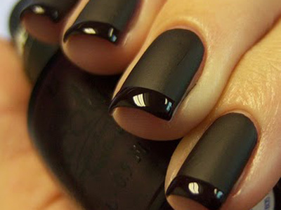 matte black nails vancouver